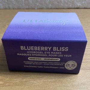 Ulta Beauty Blueberry Bliss Hydrogel Eye Mask Hyaluronic Fruit Extract Renewing